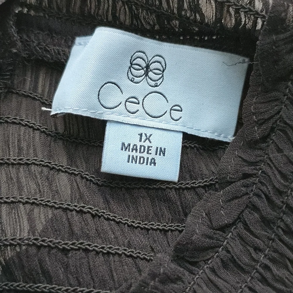 CeCe Black Long Sleeve Dress - Picture 8 of 12